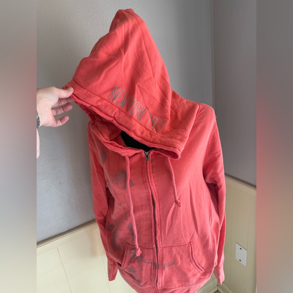 American Eagle Outfitters Coral Zip up Jacket